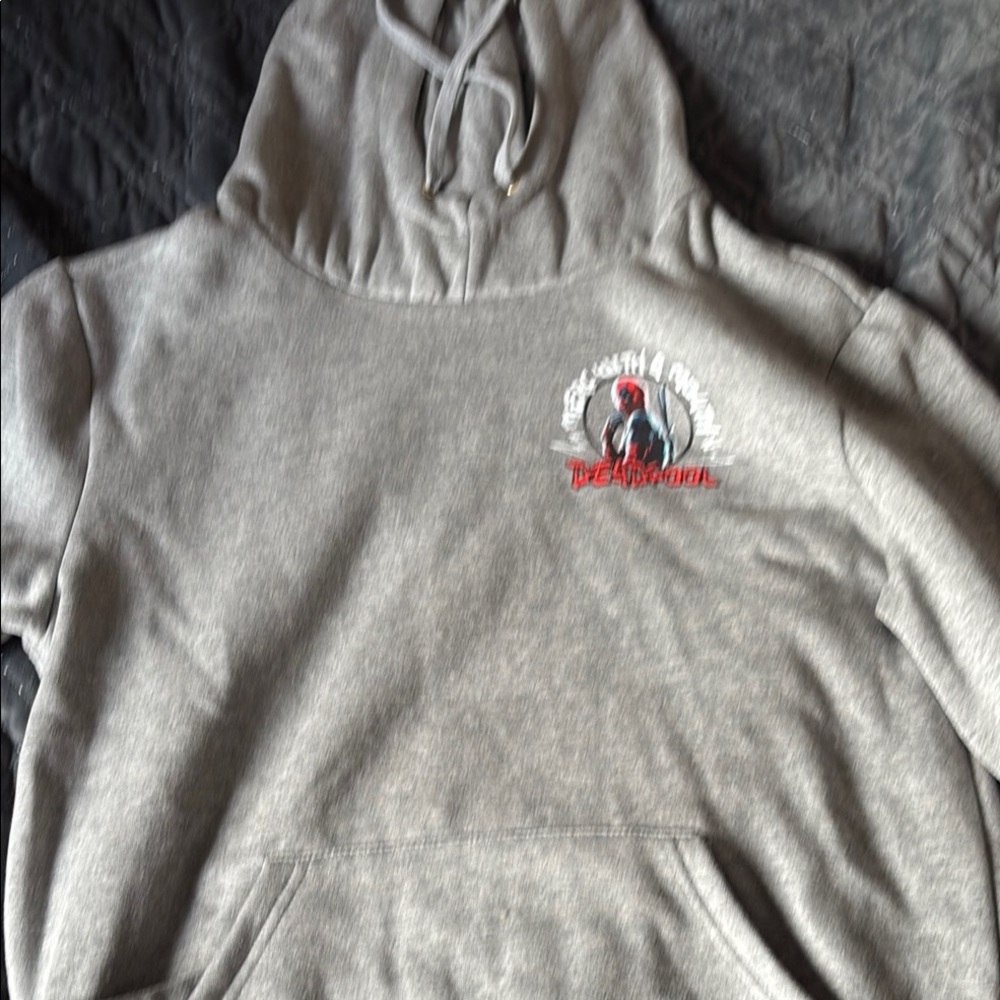 Marvel Gray Sweater with Embroidered Logo